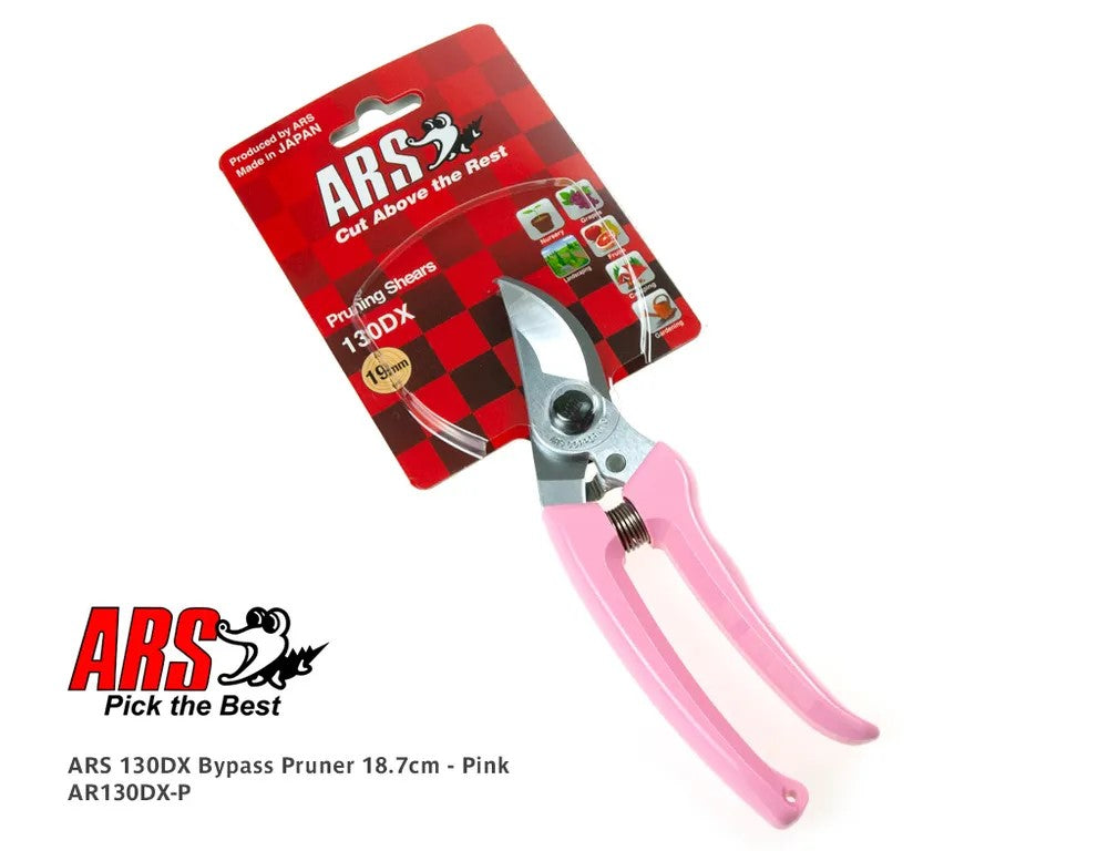 ARS 130DX Bypass Pruner -Pink Pruning Shears in original packaging