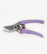 ARS 130DX Bypass Violet Pruners being shown against a white background