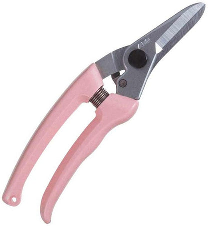 ARS 140DX All-Purpose Shears - pink pruning shears against a white background