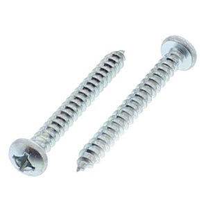 Zinc Plated Pan Head Screws for Aluminum Bar Caps & Poly Snap Caps