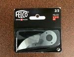 Felco 2/3 Replacement Blade in its original packaging, clearly displaying the blade.