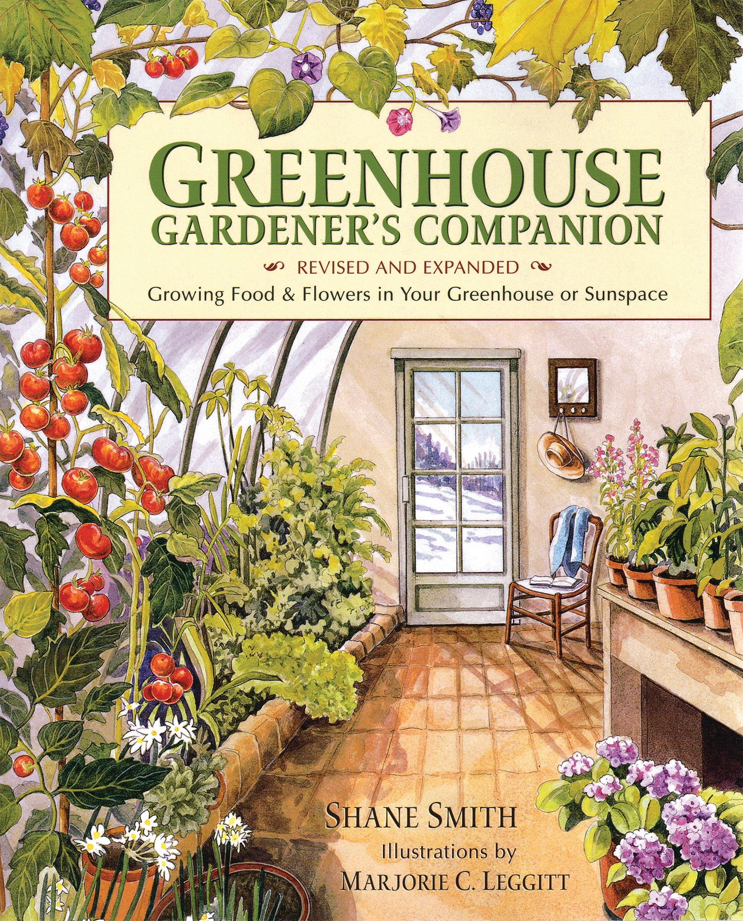 Greenhouse Gardener's Companion by Shane Smith - Front cover of the book