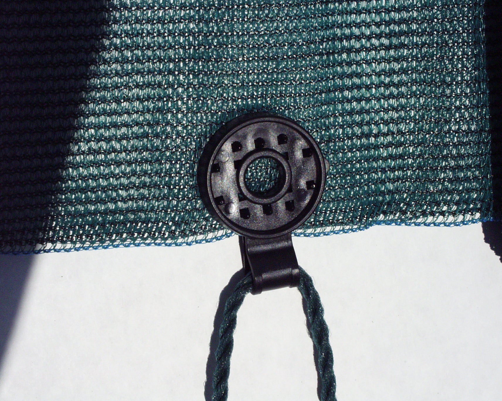 Grommet Clips, pack of 10: image o the product being used on fabric