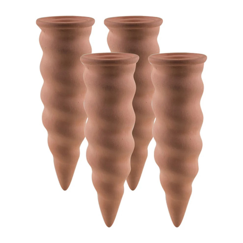 Terra-Cotta Plant Pal Stakes: Image of four brown stakes