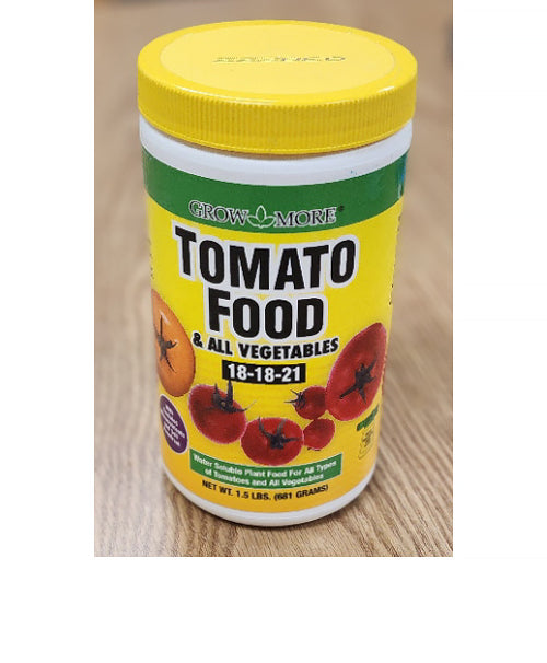 Terrific Tomato Food 18-18-21 - front cover of the container