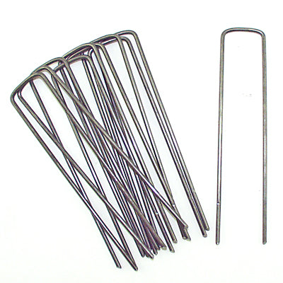 6" Metal Ground Staples for Crop Cover