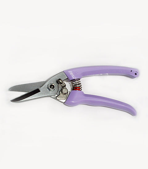 ARS 140DX All-Purpose Shears - purple pruning shears against a white background