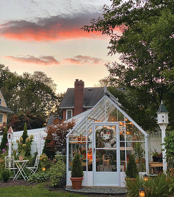 white greenhouse