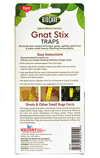 Gnat Stix Traps, 12 pak