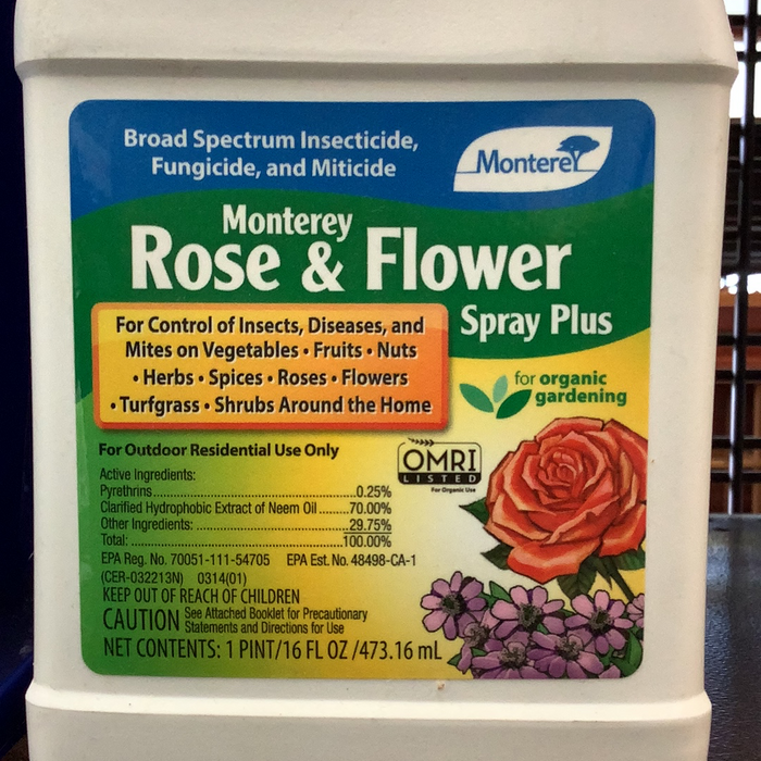 Rose & Flower Spray Plus, 16 oz concentrate, RTS (hose end)