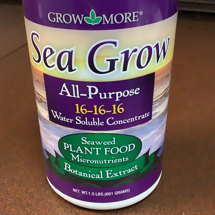 Sea Grow All-Purpose 16-16-16, 1.5 lb concentrate