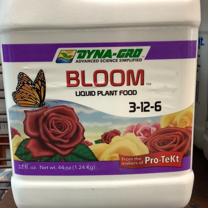 Dyna-Gro Liquid Bloom, 3-12-6, 1 qt concentrate