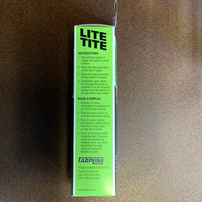 Lite Tite Peel & Stick Zipper